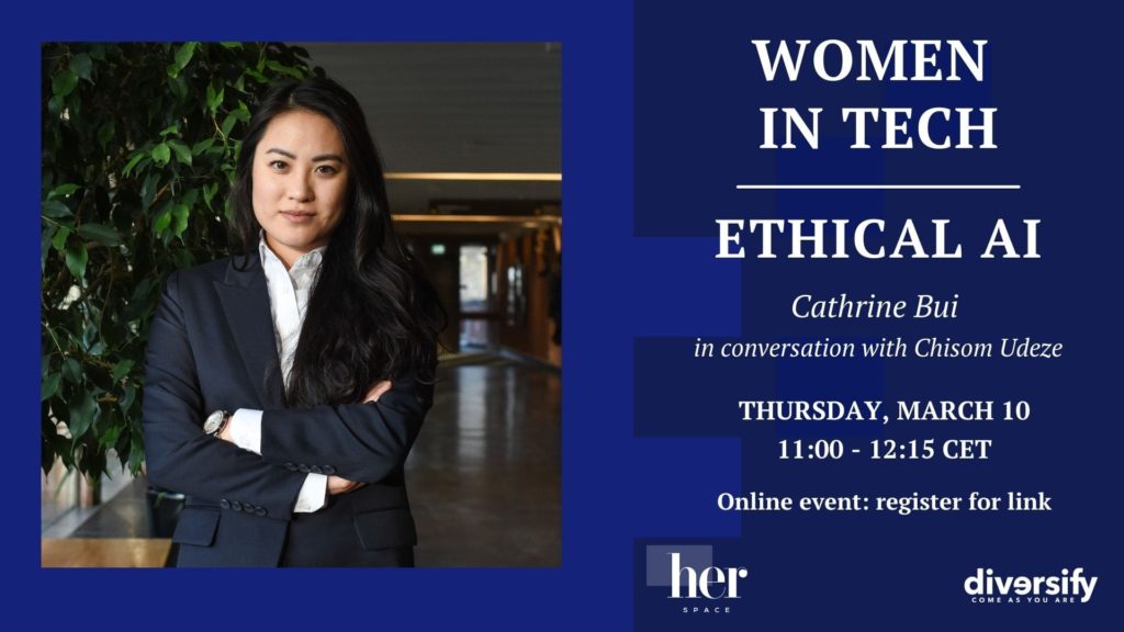 Women in Tech: Ethical AI with Cathrine Bui poster